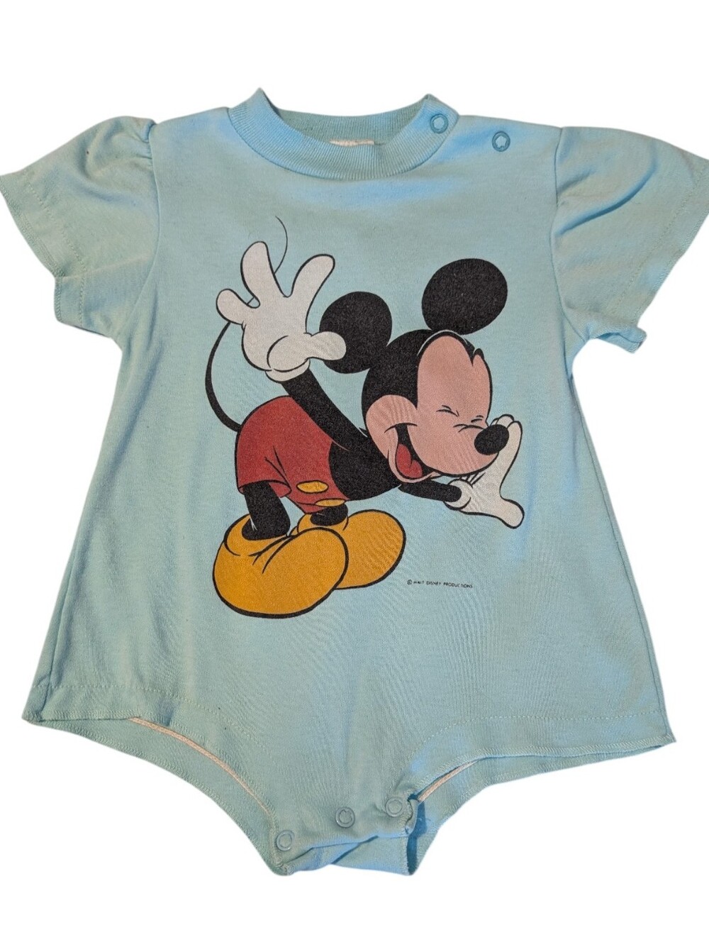 80s 90s Vintage Disney Mickey Mouse‎ romper shorts